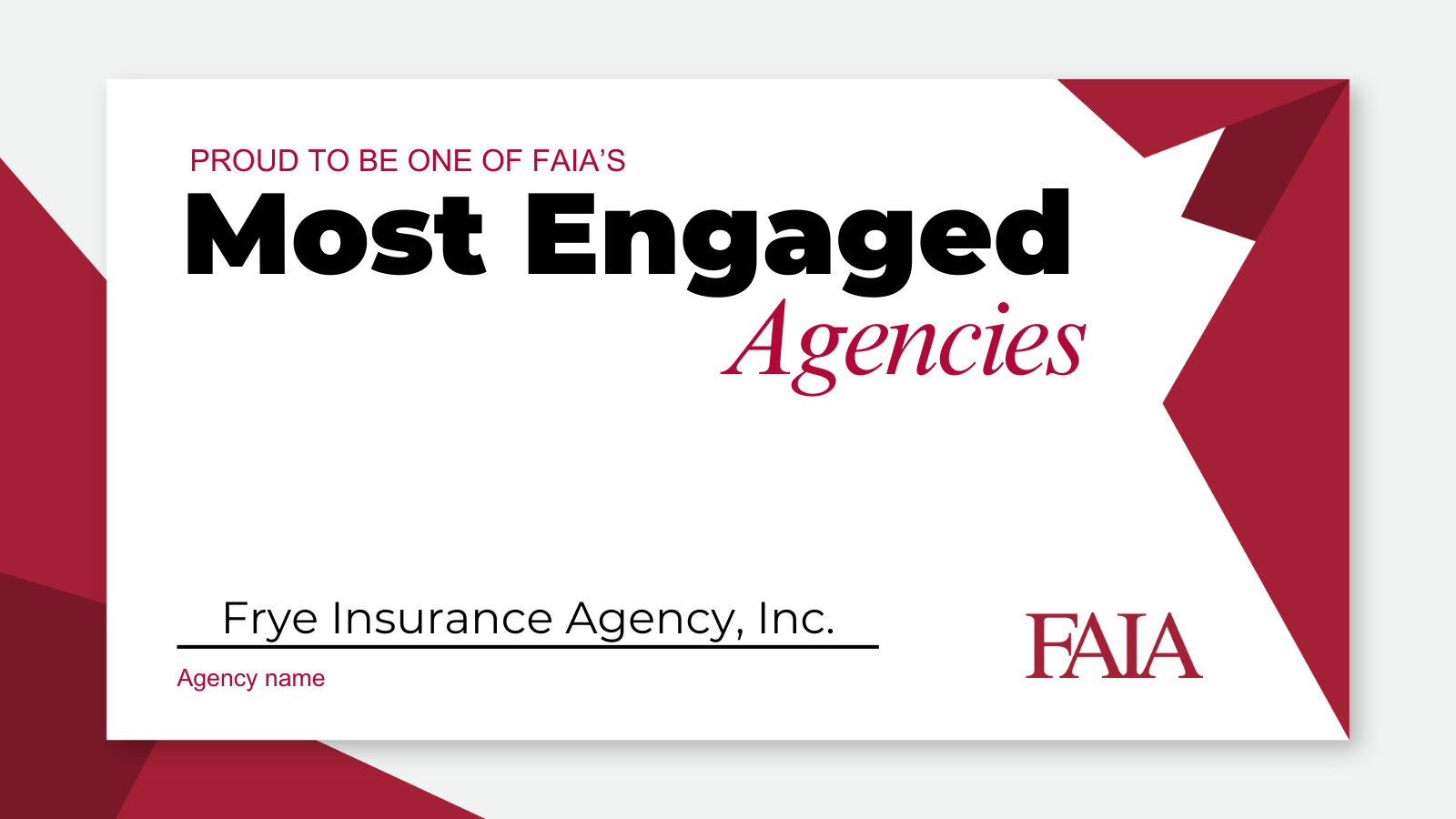 FAIA Most Engaged