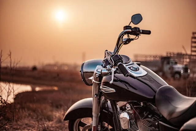 Motorcycle Sunset