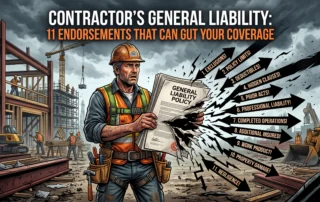 Contractor General Liability - Endorsements