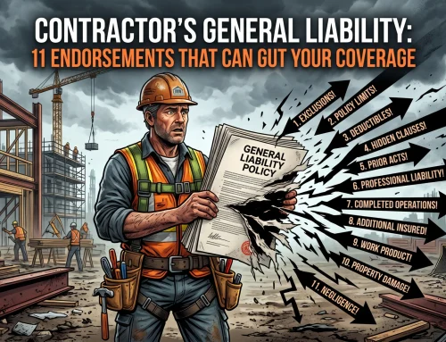 Contractor’s General Liability: 11 Endorsements Change Your Coverage