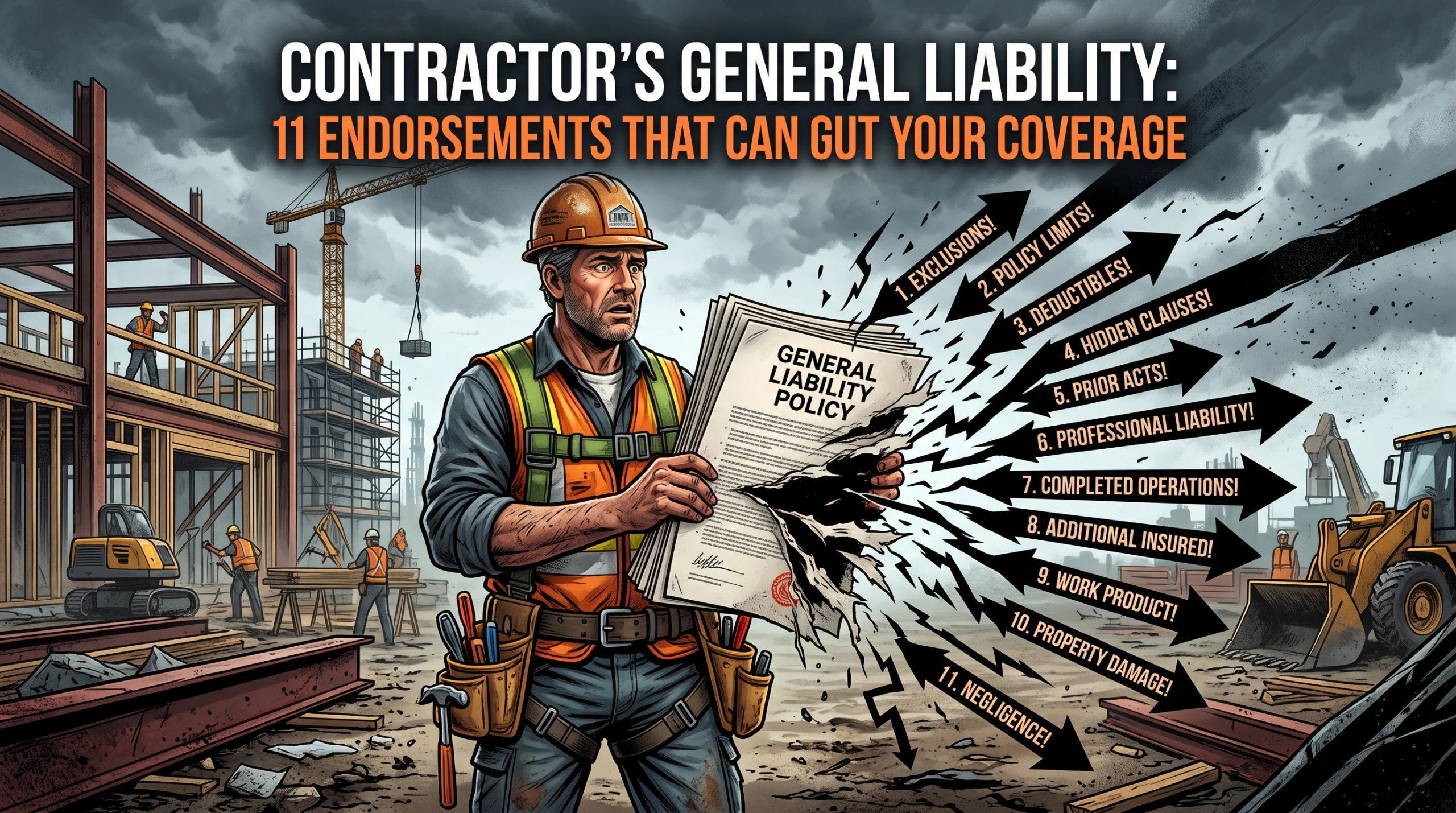 Contractor General Liability - Endorsements